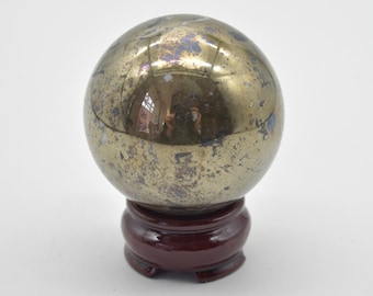 Pyrite Sphere- 6cm - 6.5cm - 1 Count - 4 Options Healer's gold