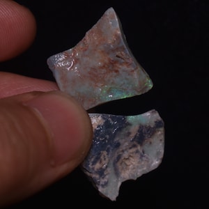 Lightning Ridge Raw Rough Opal Specimen (2 Count)  from Australia, 15.6ct weight #42