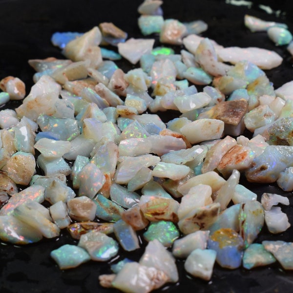 Top Grade Coober Pedy Rough Opal Chips / Nuggets dall'Australia Meridionale - 2 opzioni