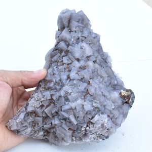 Purple Fluorite Raw Cluster Specimen - Sourced Greenlaws Mine, England, UK - 1667 Grams #GLF03-08