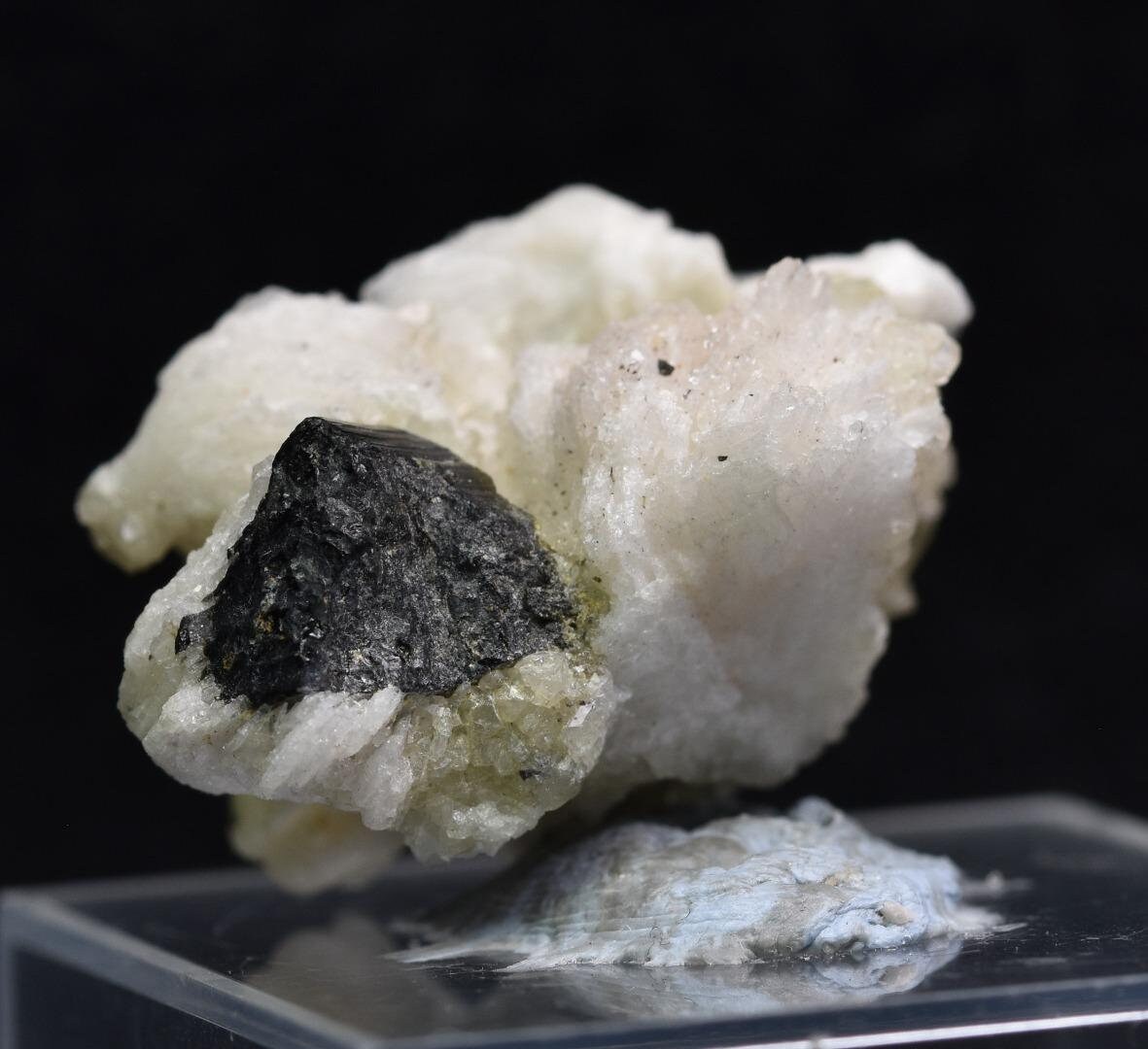 Green Herderite With Schorl Black Tourmaline, Albite, Rare, Synergy 12 ...