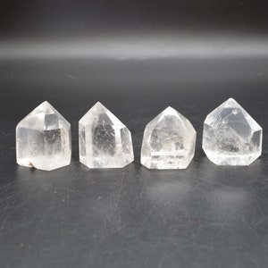Chunky Clear Quartz Crystal Point, Tower, Wand - 1 Count - Choose From 2 Sizes
