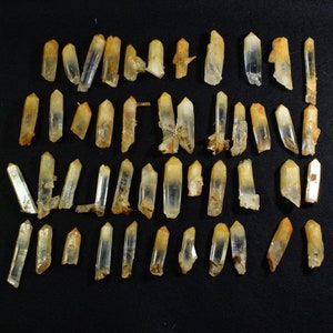 Mango Quartz Crystal Point, Tower, Wand Halloysite From Colombia - 1 Count