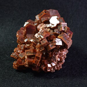 Raw Vanadinite Cluster Crystal Specimen on Matrix from Morocco - 195 grams - #01
