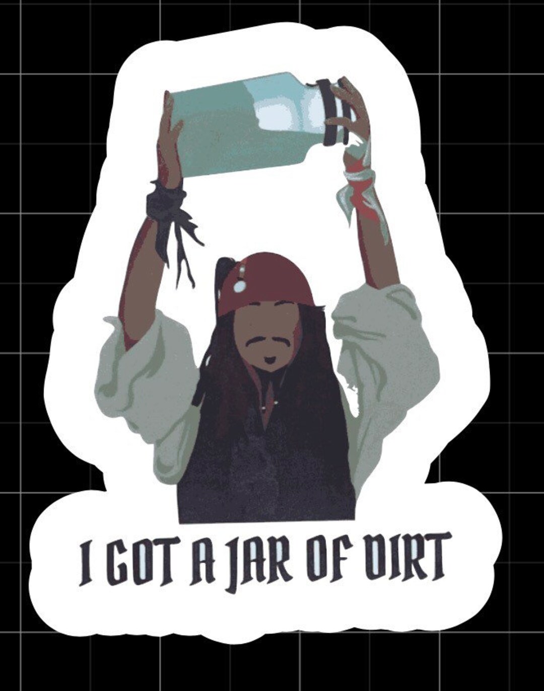 Jack Sparrow Ive Got a Jar of Dirt Johnny Depp Waterproof Etsy