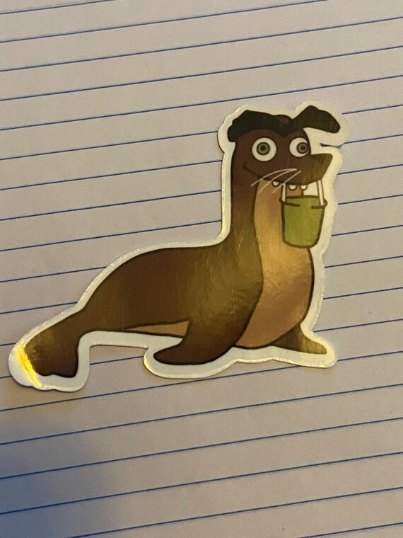 Disney Inspired Seal Gerald Finding Dory Vinyl Waterproof Etsy