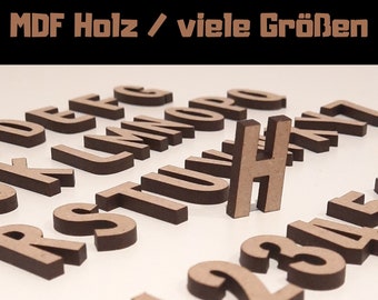 Holzbuchstaben MDF Deko Dekoration Buchstaben Holzdekorationen Basteln Namen, Kinderzimmertüren, zum aufstellen, Schriftart DFPOP1