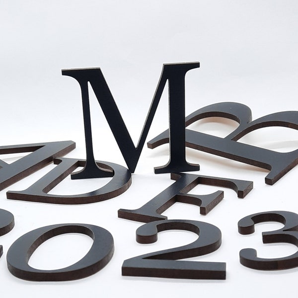 Wooden letters MDF black decorative decoration letters wooden decorations craft names, children's room doors, to set up, room doors