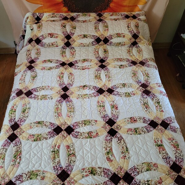 Double Wedding Ring Quilt Kit Etsy