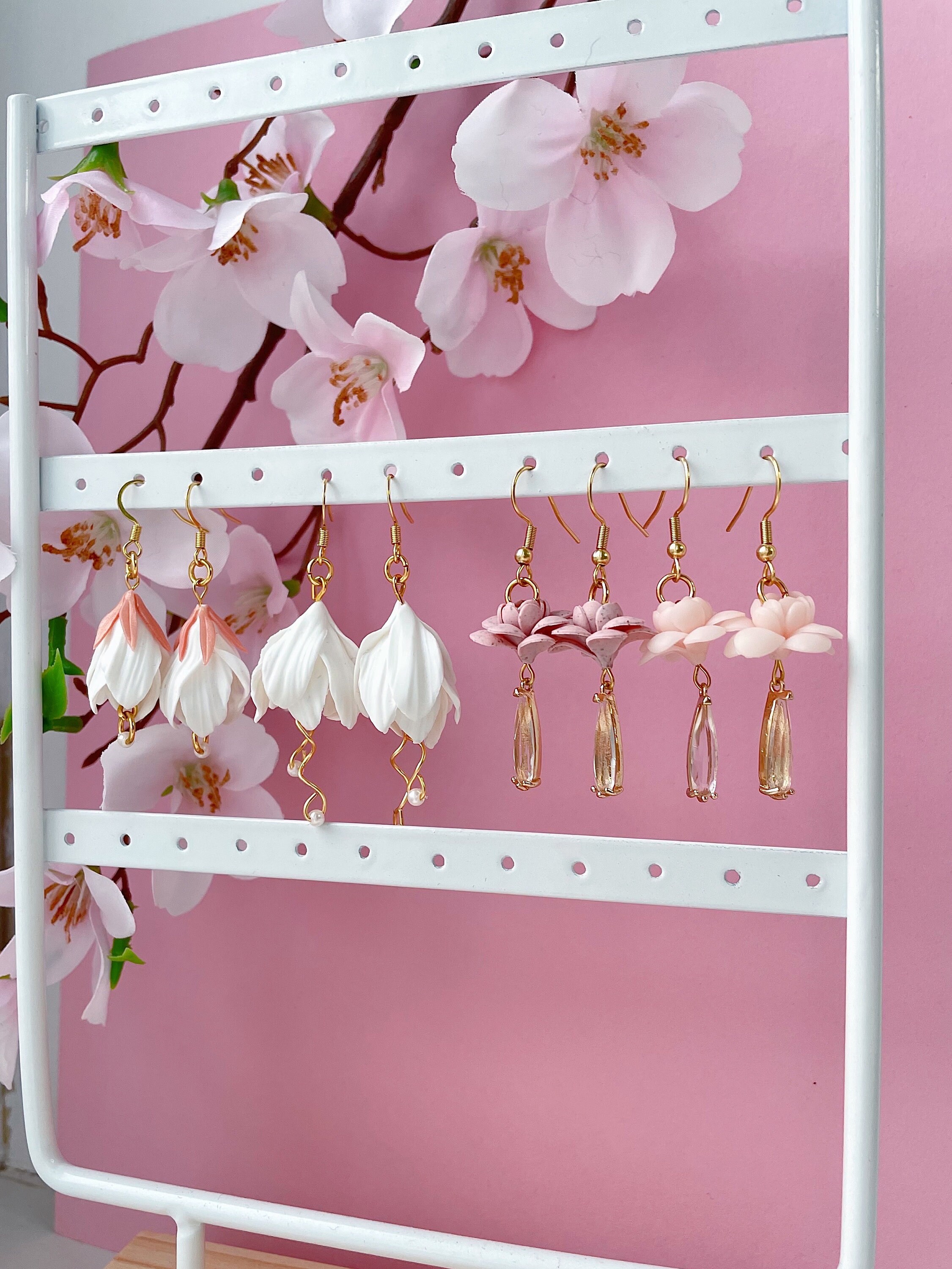 Blumen Ausstecher Für Polymer Clay - Ohrring Former Set