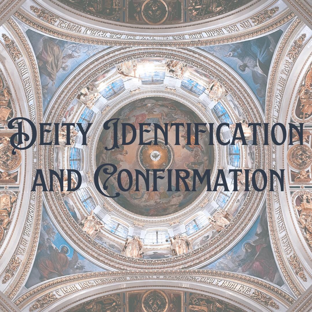 Identification Confirmation Deity Identification & Confirmation - Etsy