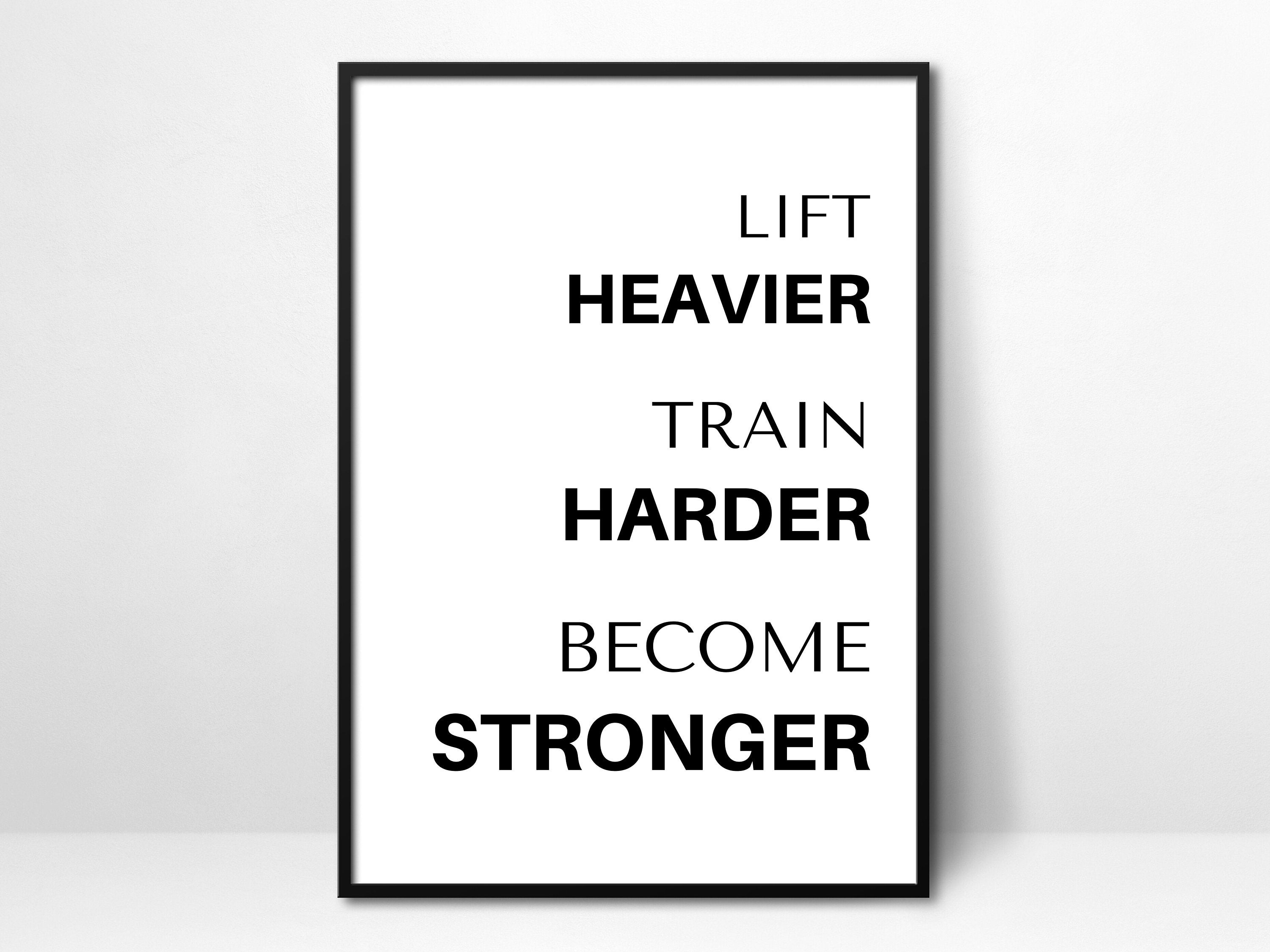 Home Gym Wall Art Set, Workout Poster Wall Decor, Printable Wall Art ...