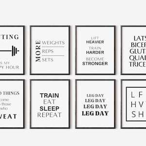 Fitness Home Gym Motivation Wall Art,Workout Poster,Home Gym Wall Art,Sport Motivation Poster,Home Gym Decor,Fitness Quotes Poster