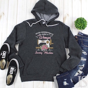 Never Underestimate The Power of Flora Hoodie Black Never Underestimate The Power of Flora Hoodie Black