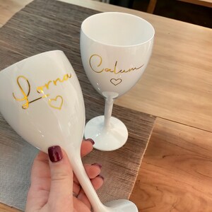 Personalised Wine Glasses | White Wine Glasses | Reusable Wine Glass | Hen Party