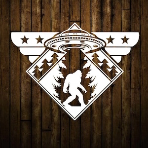 American Cryptozoology Vinyl Decal | Bigfoot | UFO