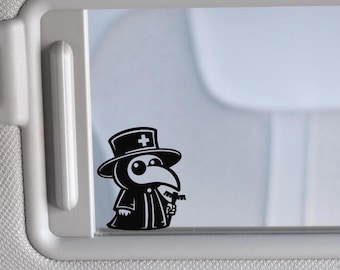Plague Doctor Vinyl Decal | Morbid Car Sticker