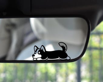 Lazy Puppy Vinyl Decal | Cute Dog Sticker