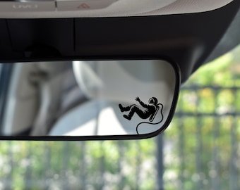 Falling Astronaut Vinyl Decal | Outer Space Sticker | Book and Movie Inspired