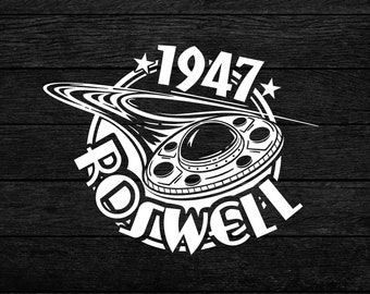UFO Roswell 1947 Decal