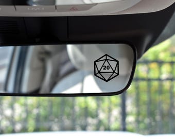 D20 Vinyl Decal | DnD Car Sticker