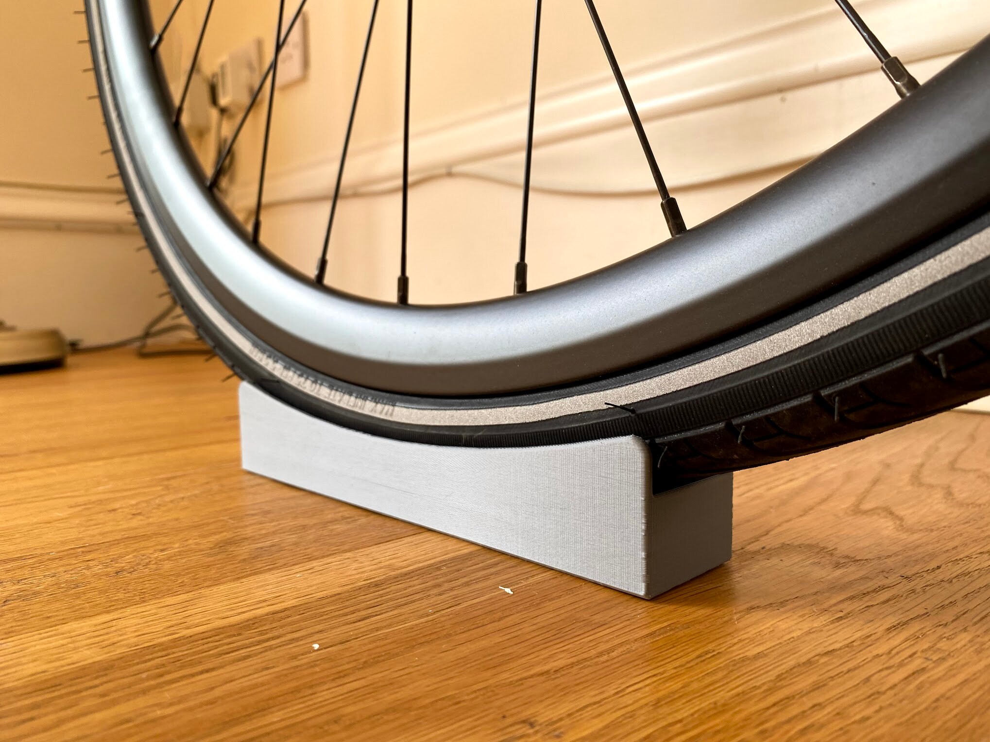 Minimalist Bike Stand UK // Personalised text Etsy