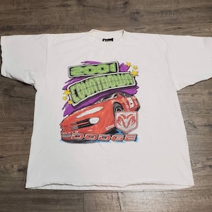 Vintage 2001 Chase Authentics Nascar Racing Dodge T Shirt Mens XL