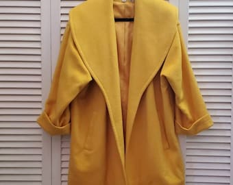 yellow cape jacket