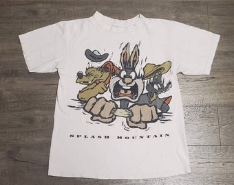 Vintage Disney Splash Mountain Brier Rabbit Ride T Shirt Mens Medium M