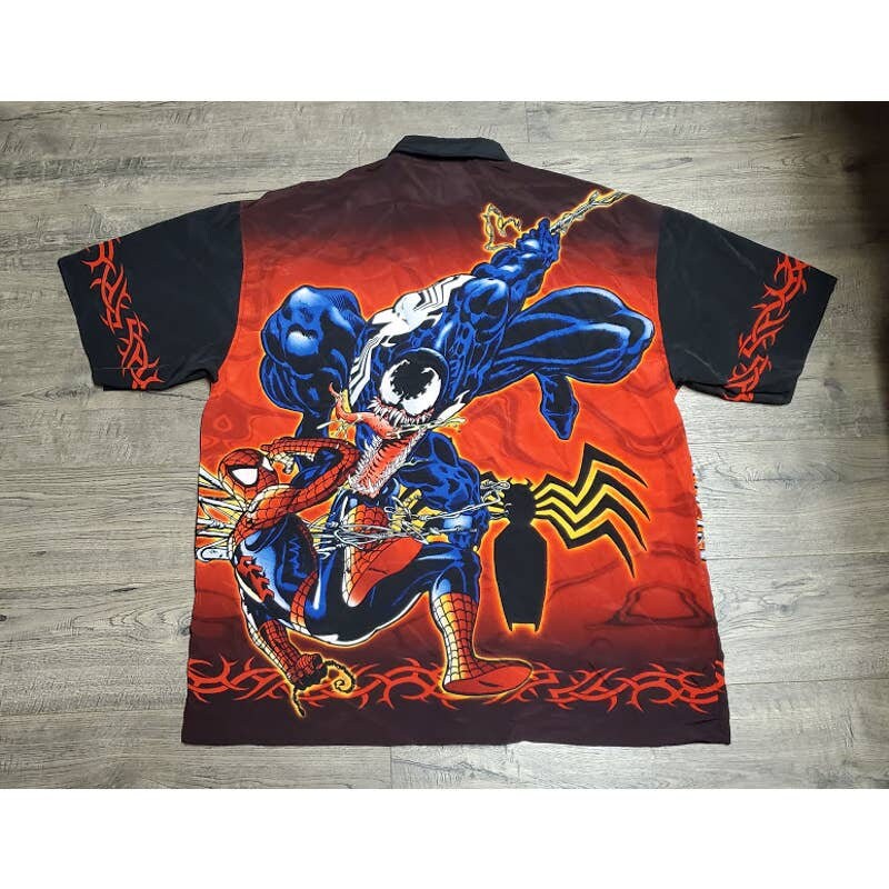 90s VENOM Tシャツ XLサイズ スパイダーマン 1994 Vintage BELTON Venom Spider-Man Marvel Comics 1994 T Shirt