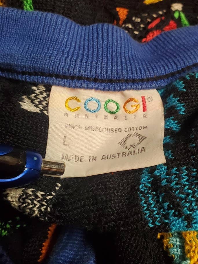 Vintage 90s Authentic Coogi Australia Mercerized Cotton Biggie