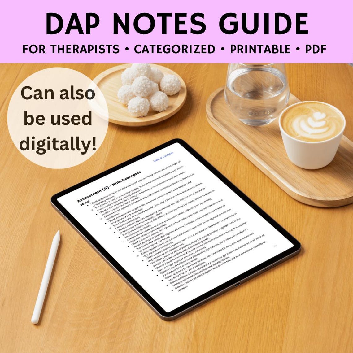 DAP Notes Examples PDF, Therapy Progress Note Cheat Sheet, DAP Note ...