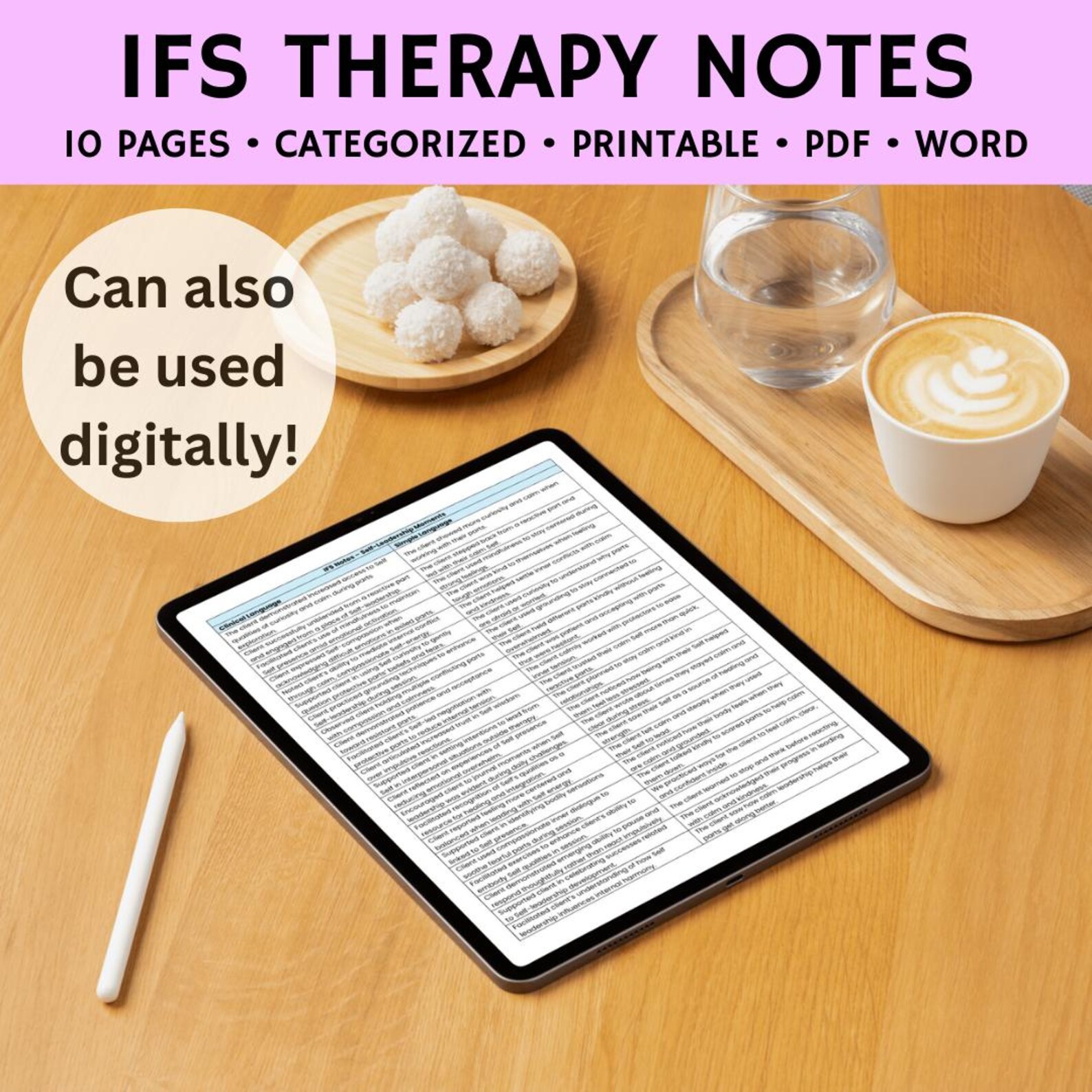 Ifs Progress Note Example IFS Notes Cheat Sheet, IFS Therapy Notes PDF Bundle, Internal Family ...