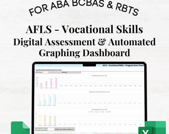 AFLS Vocational Skills Assessment, Assessment of Functional Living Skills (AFLS) ABA, Vocational Skills Assessment for Special Education