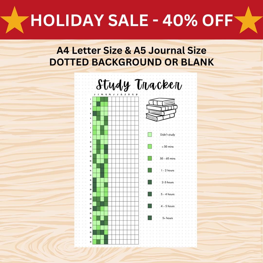Study Tracker PRINTABLE Bujo Journal Page Student Journal Student ...