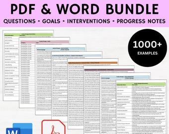 Family Therapy Bundle PDF Word, Family Therapy Questions, Family Therapy Note, Family Therapy Intervention, LMFT therapist cheatsheet print