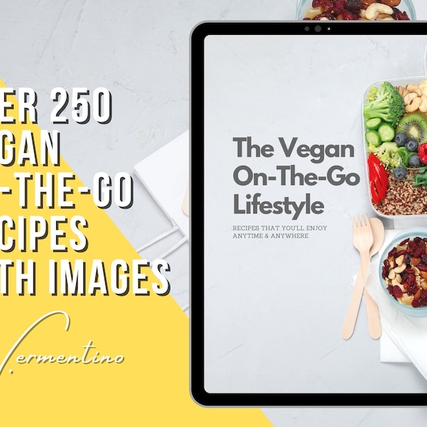 258 Easy Takeout Vegan Recipes | Digital eBook Edition | Nutritious & Healthy Plant Based Dishes | Lead Magnet and Generation