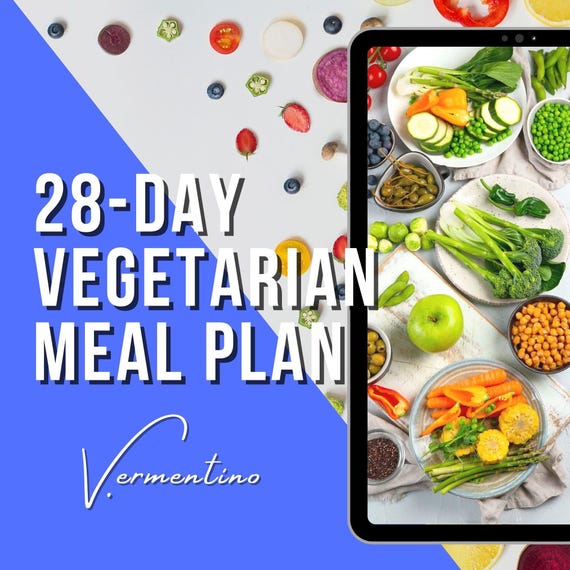 28-Day Vegetarian Meal Plan: Healthy Recipes for Weight Loss (PDF)