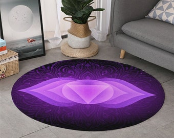 Anja (Third Eye) Chakra - Round Area Rug