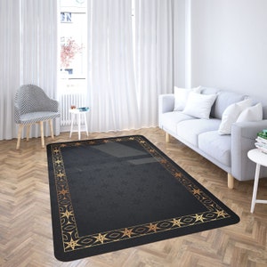 Mystical, Pagan Star Foldable Rectangular Floor Rug