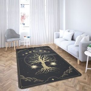 Tree of Life - Yggdrasil - Foldable Regular Rectangular Floor Rug