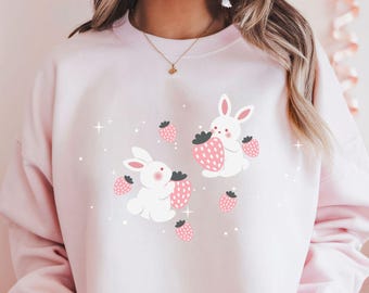 Strawberry Bunny Sweatshirt
