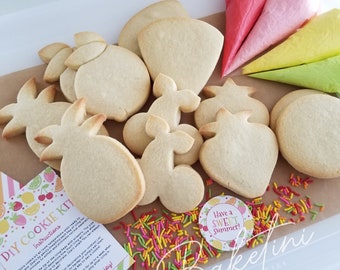 Tutti Frutti DIY Cookies Kit | Decorate Your Own Cookies | Cherry Strawberry Lemon Pineapple Kiwi | Twotti Frutti Birthday Fun Kids Activity