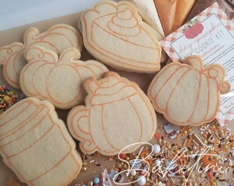 Hey Pumpkin DIY Cookie Kit | Decorate Your Own | Pumpkin Spice Latte Pumpkin Pie | Autumn Harvest Thanksgiving | Fun Activity for Kids