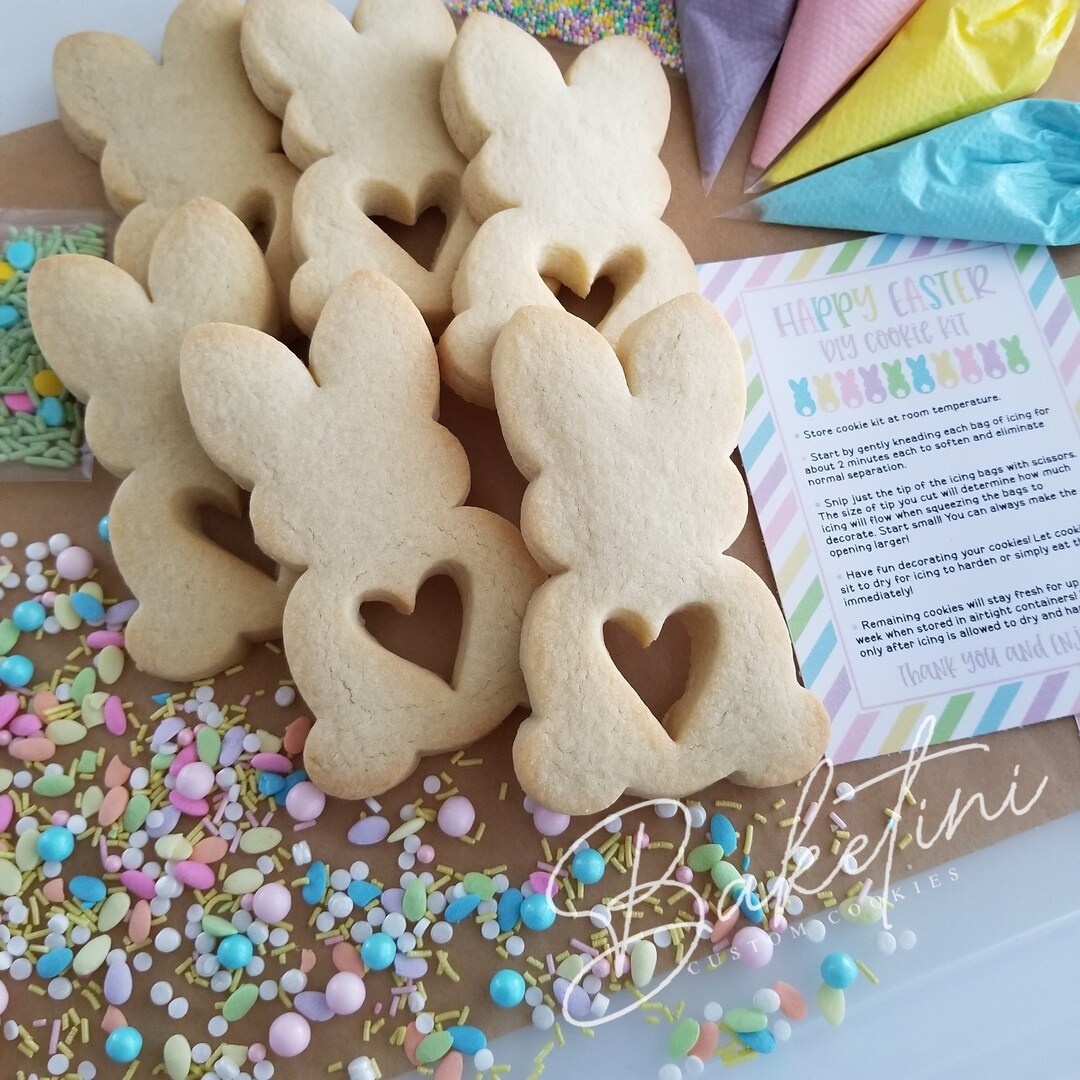 Hoppy Easter DIY Cookie Kit Decorate Your Own Sugar Cookies Easter
