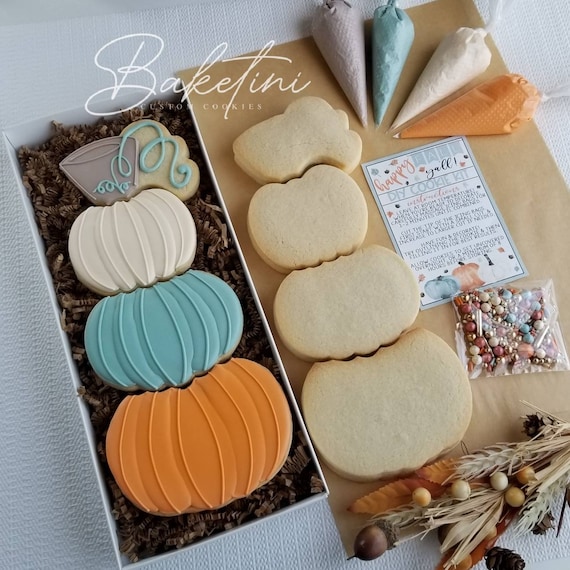 Stacked Pumpkin DIY Cookie Kit  Decorate Your Own  Fall