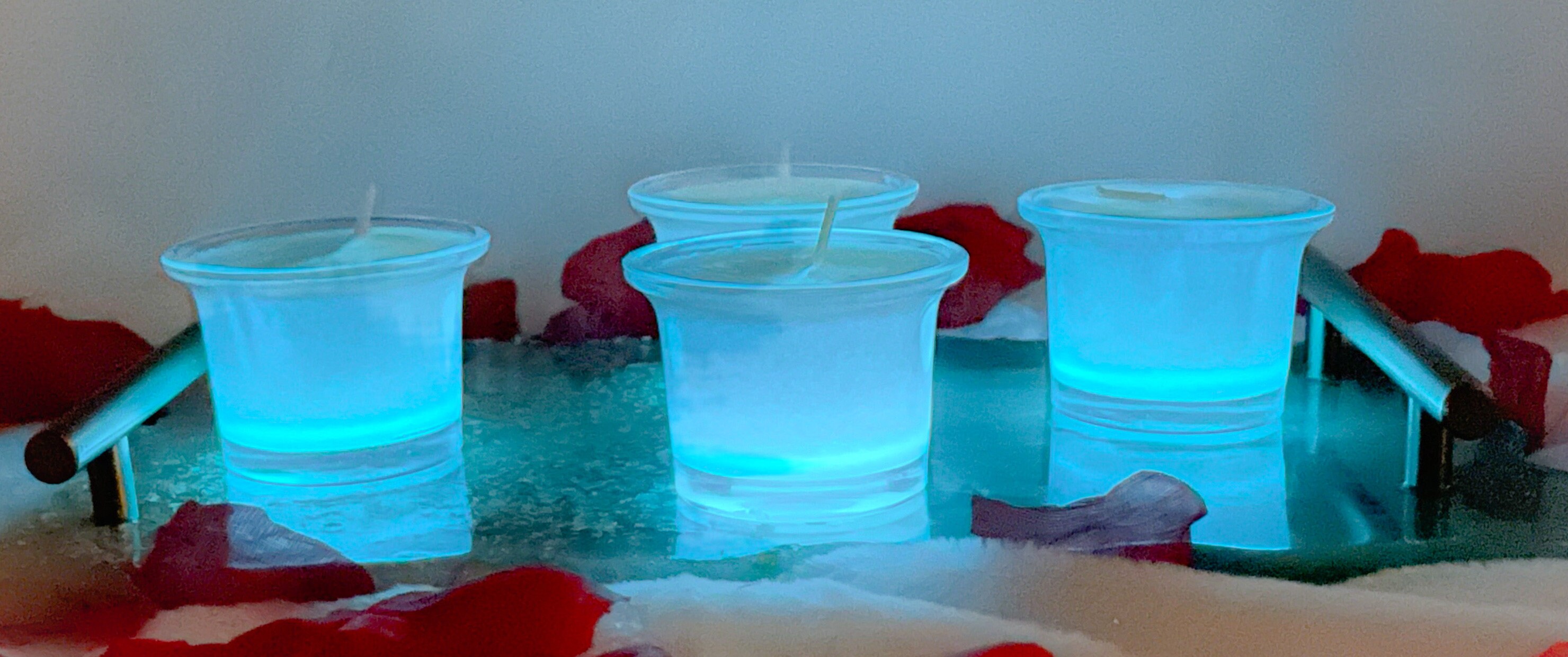 Glow in the dark candles Etsy