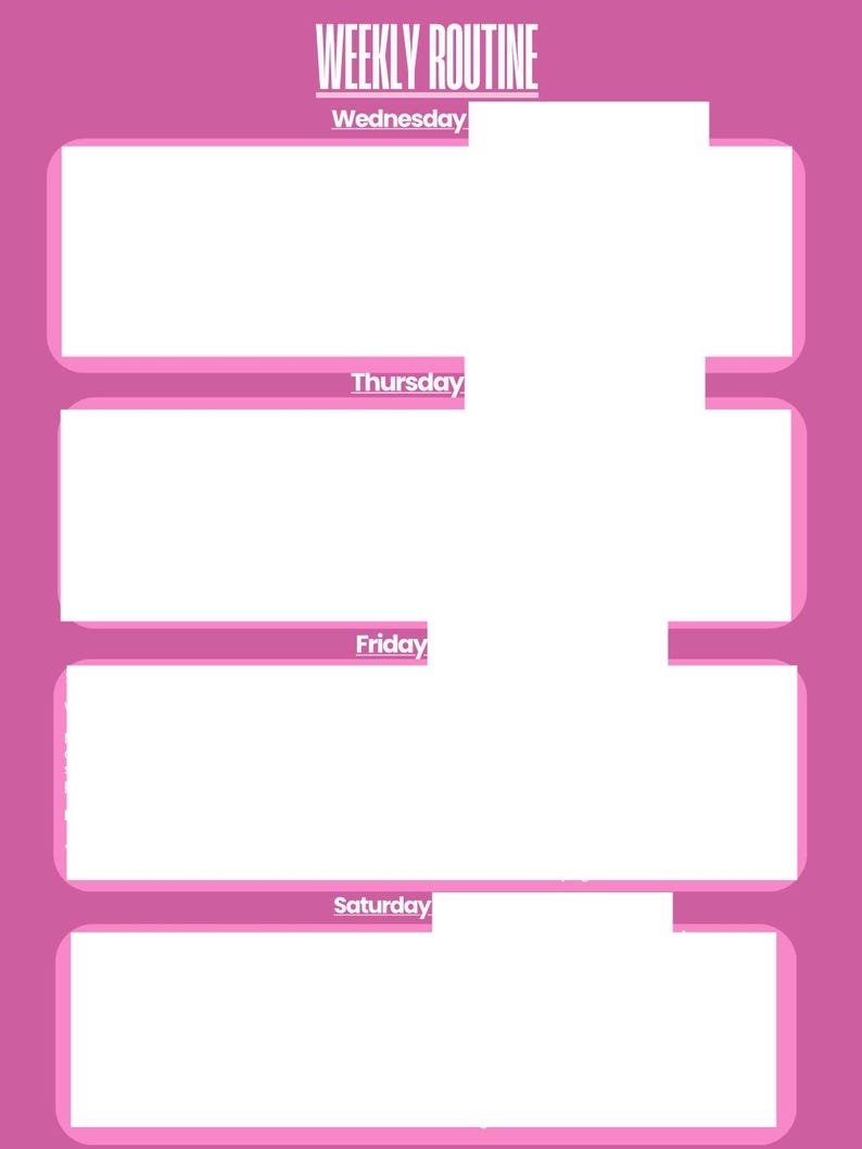 Hair Care Planner for Healthy Hair | Weekly Hair Care Routine | Wash ...
