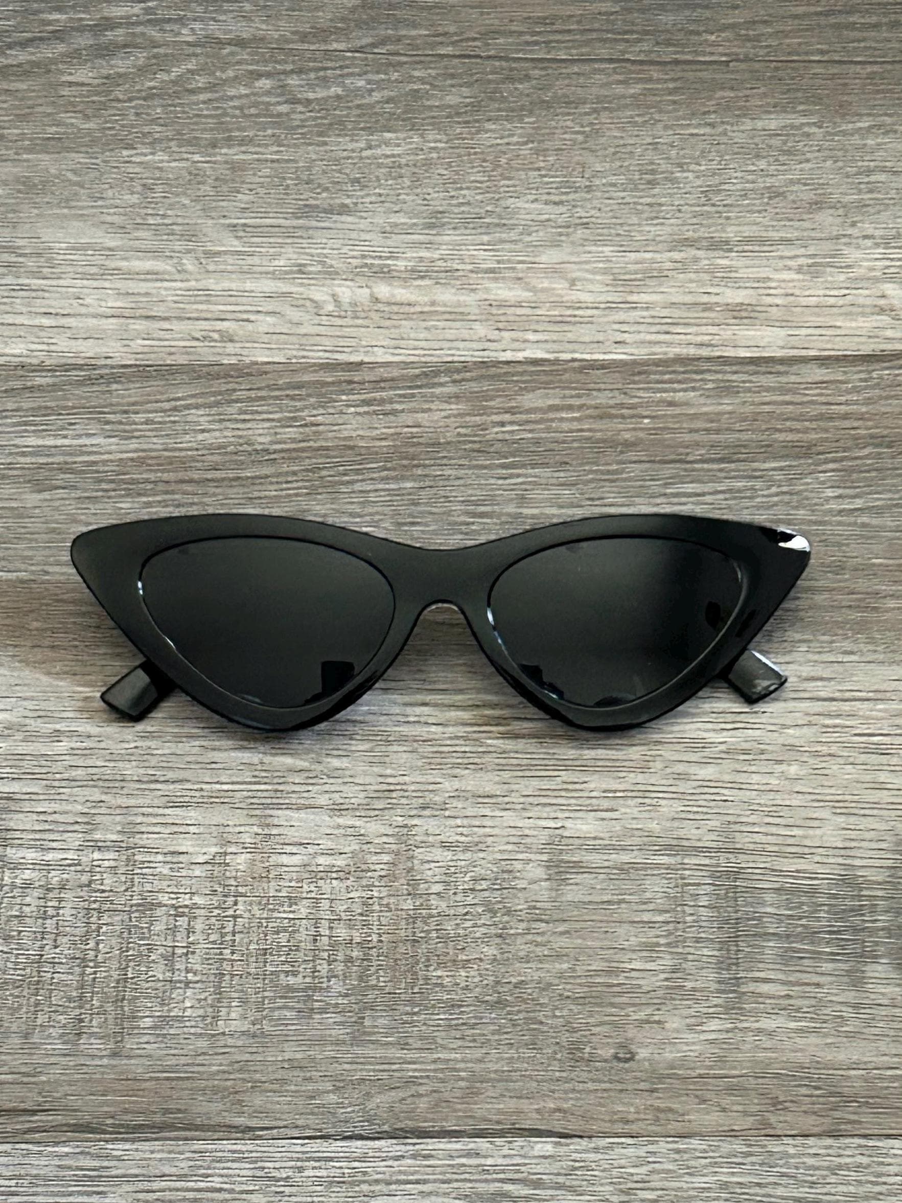 Rose Gold Fashion Metal Frame Lady UV400 Mirror Gothic Sun Glasses 2023 New Women Cat Eye Brand Designer Sunglasses FeMale