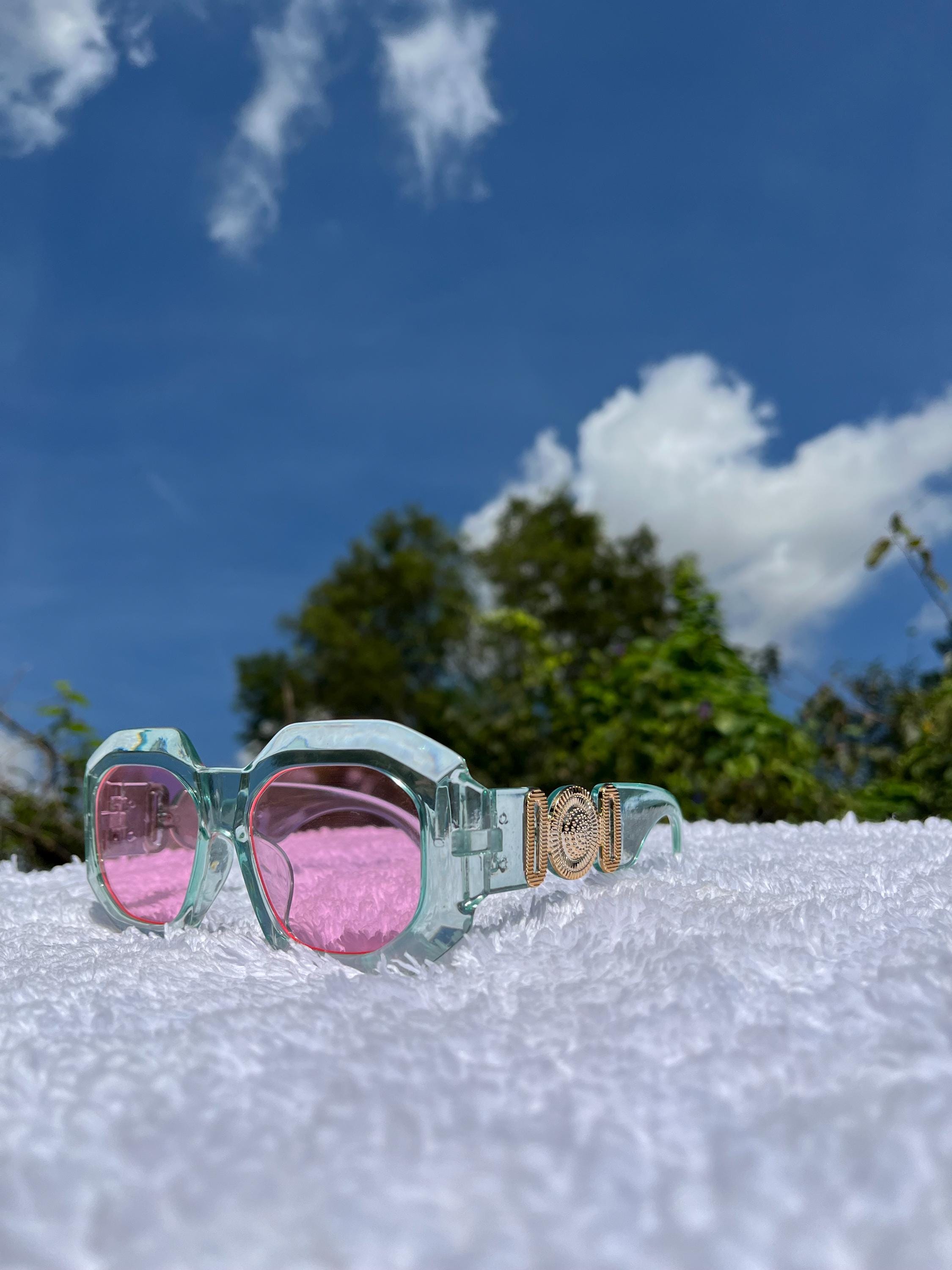 Gucci Vintage Blue Sunglasses - Etsy Canada